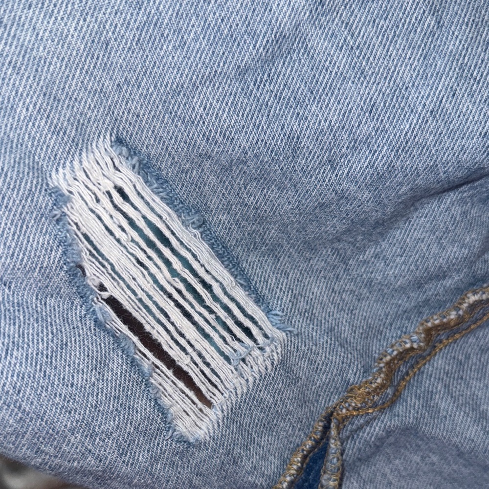 Distressed Blue Denim Jacket - Picture 11 of 11